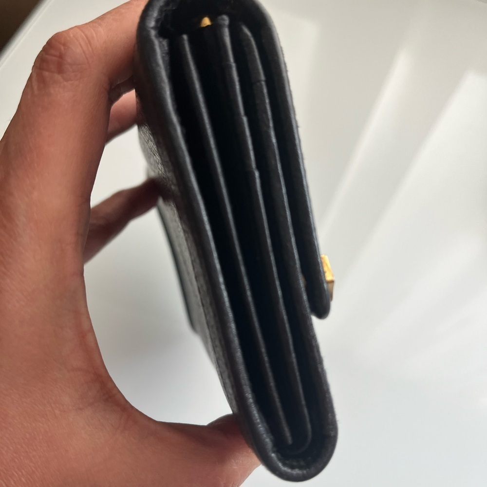 MCM BLACK LEATHER WALLET - Picture 4 of 11